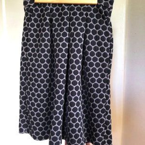 Polka Dot Knit Boden Skirt